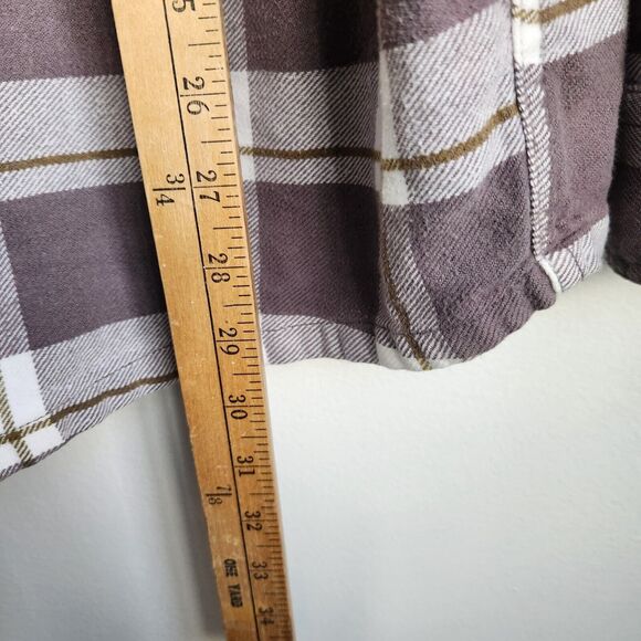 KAVU Men's Plaid Flannel Shirt XL - 90s Grunge Outdoor Casual Button Up - Picture 5 of 9